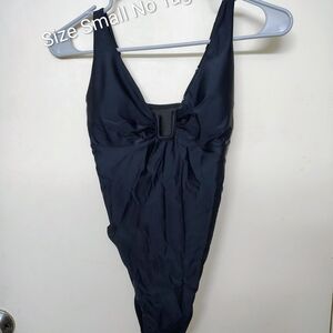 Black One-Piece Swimsuit